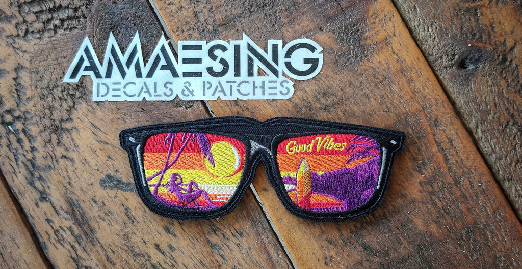Good Vibes Sunglasses v1 4.5" Patch