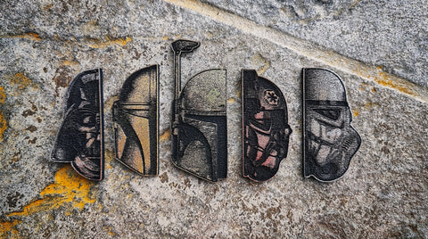 #May The 4th Be With You Custom Painted Kydex Patches