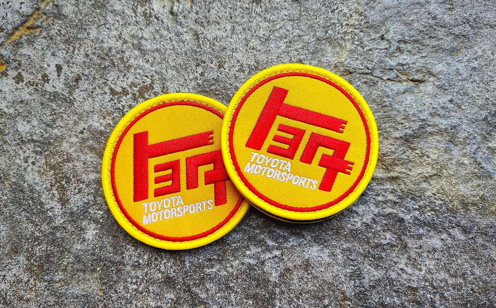 TEQ Classic Yellow/Red 3" Round Velcro Patch