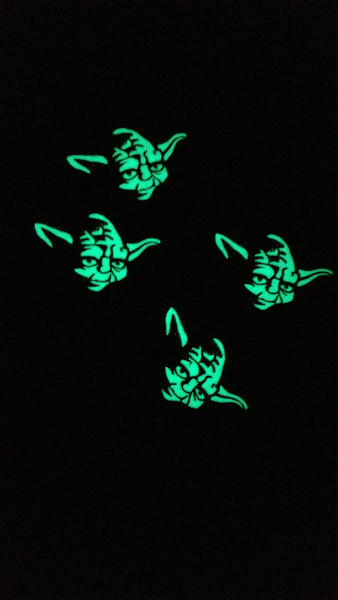 TOY-Yoda 4" Glow in Dark Velcro Patch