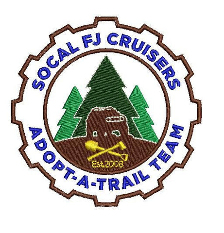 SoCal FJ Cruisers Adopt A Trail Team 3.5" Patch