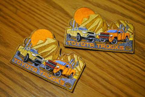 Toyota Trucks Desert Scape 4" Velcro Patch