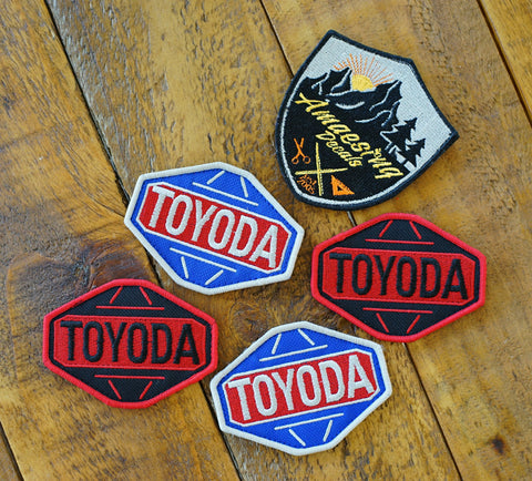 Toyoda 3" Blk/Red & Red/Silver/Blu Limited Velcro Patch