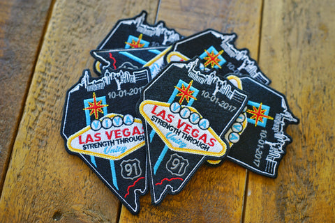 Las Vegas Memorial 5" Velcro Charity Patch