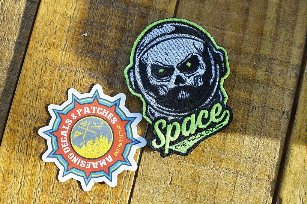 Space The F*ck Out 4" Glow In The Dark Patch – Amaesing Decals Patches