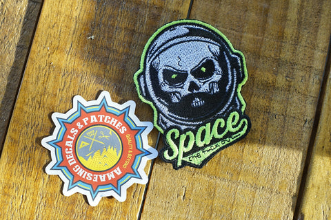 Space The F*ck Out 4" Glow In The Dark Velcro Patch