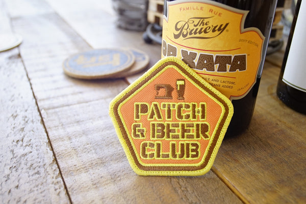 Patch & Beer Club 3.5" Velcro Patch