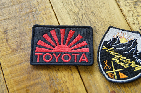 Toyota Rising Sun 3.5" Velcro Patch