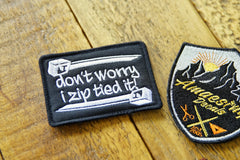 Zip Tied It 3.5" Velcro Patch