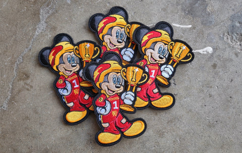 Mickey Roadster Racer 4.5" Velcro Patch