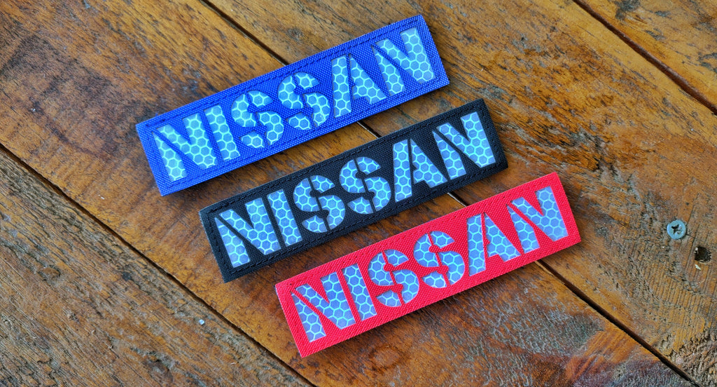 Nissan Laser Cut Reflective 5" Velcro Patch