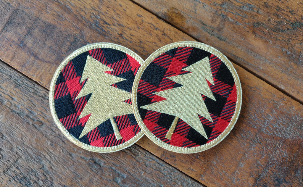 Wilderness Outdoor Plaid 3.5" Velcro Patch