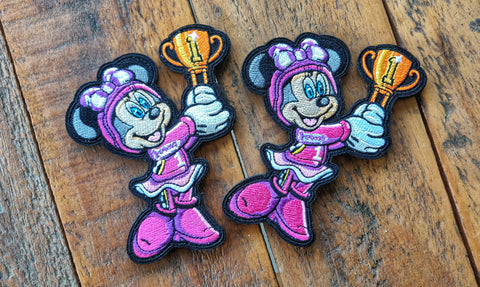 Minnie Roadster Racer 4.5" Velcro Patch