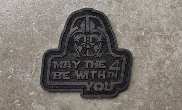 May The 4th Wood Cut Series Patches