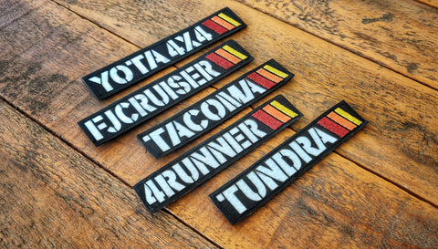 Yota Laser Cut Reflective Patches