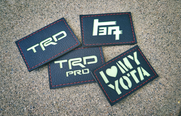 #Yota Style Leather Laser Cut Patches