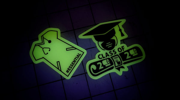 Essential / Class of 2020 Laser Cut Glow Acrylic Patches
