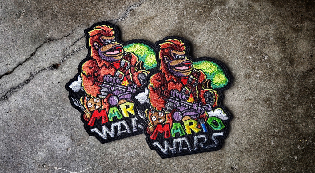MarioWars V8 5 Velcro Patch – Amaesing Decals & Patches