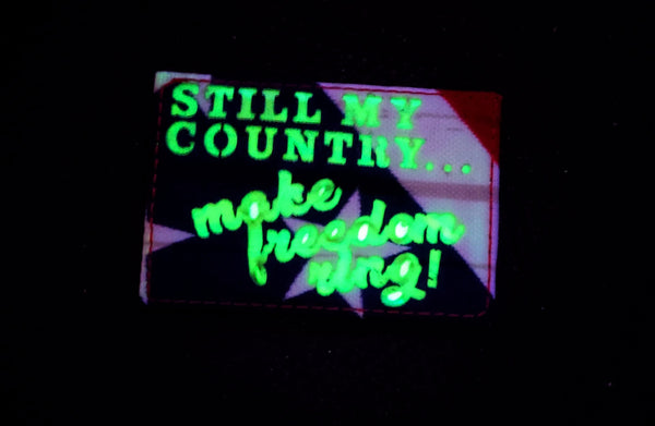 Still My Country Laser Cut Patch