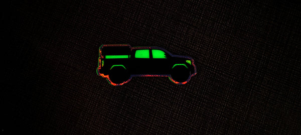 Hypercolor Laser Cut Off-Road Rig Silhouettes