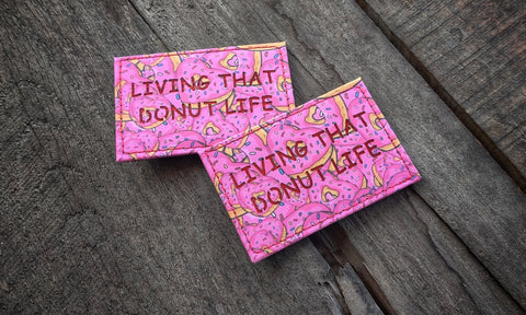 Living That Donut Life Heart Editon Laser Cut Patch
