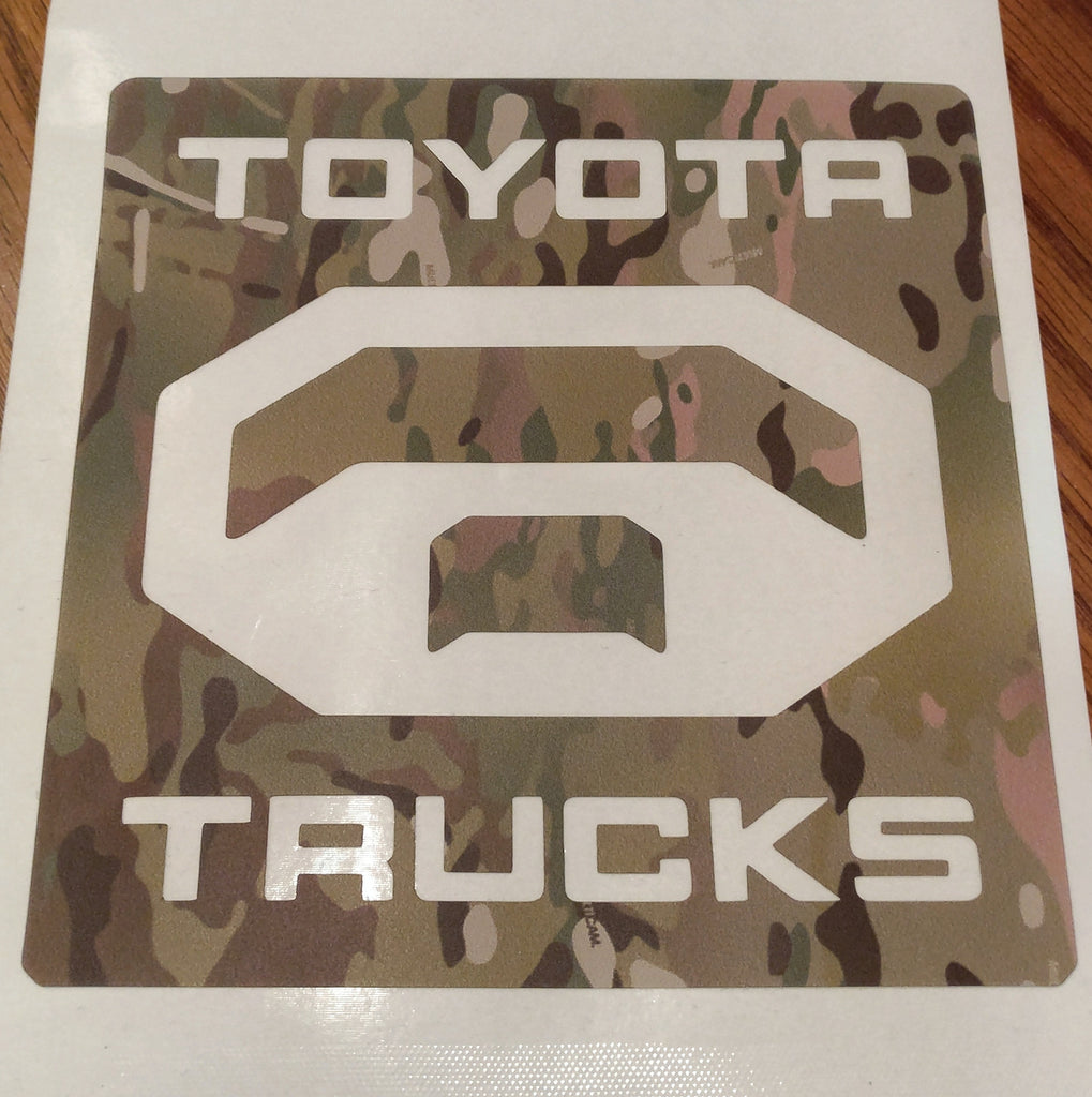 TOYOTA TRUCKS 6" MultiCam® sticker