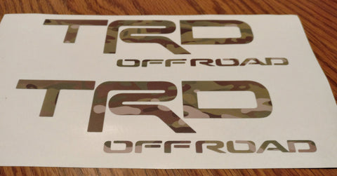 TRD Off-road 6" MultiCam® sticker